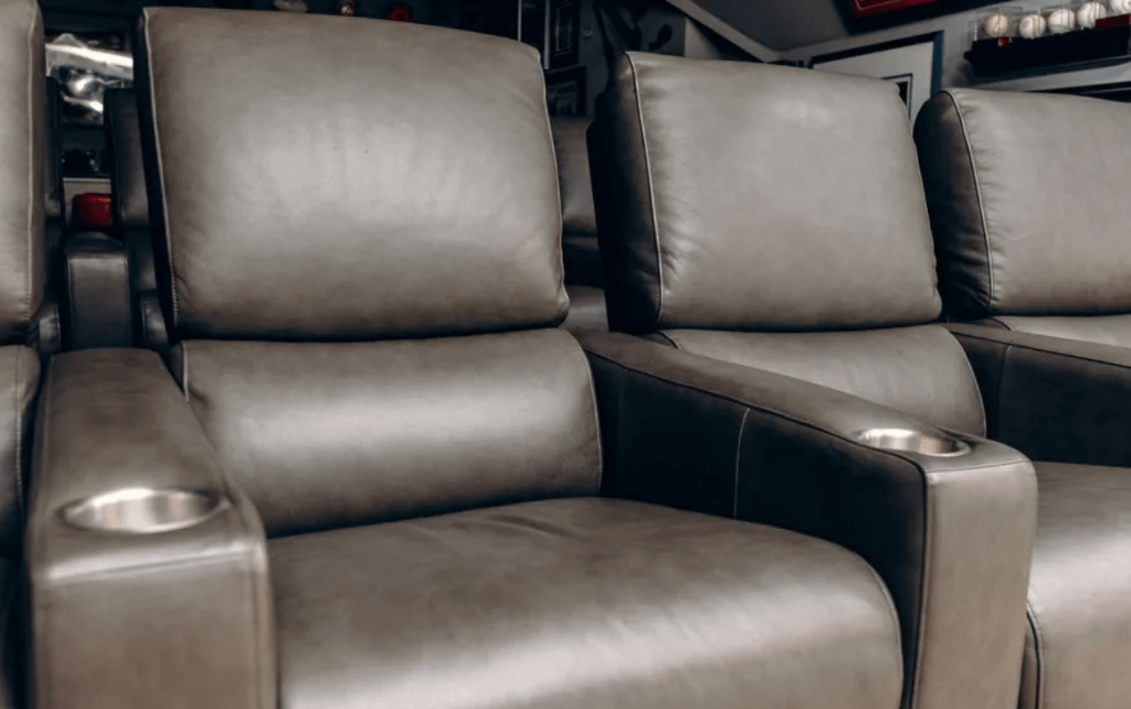 Custom leather seating for country clubs