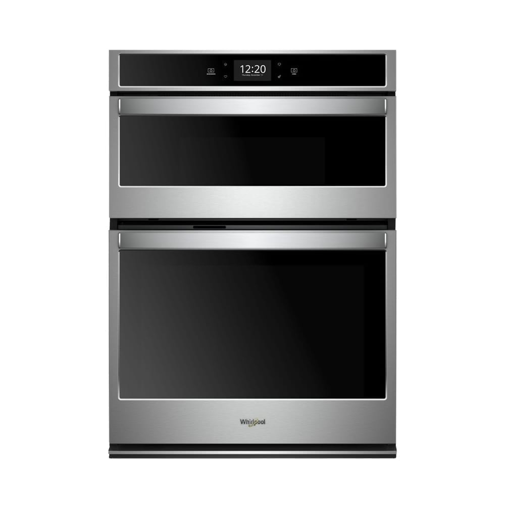 30" Double Electric Convection Wall Oven with Built-In Microwave